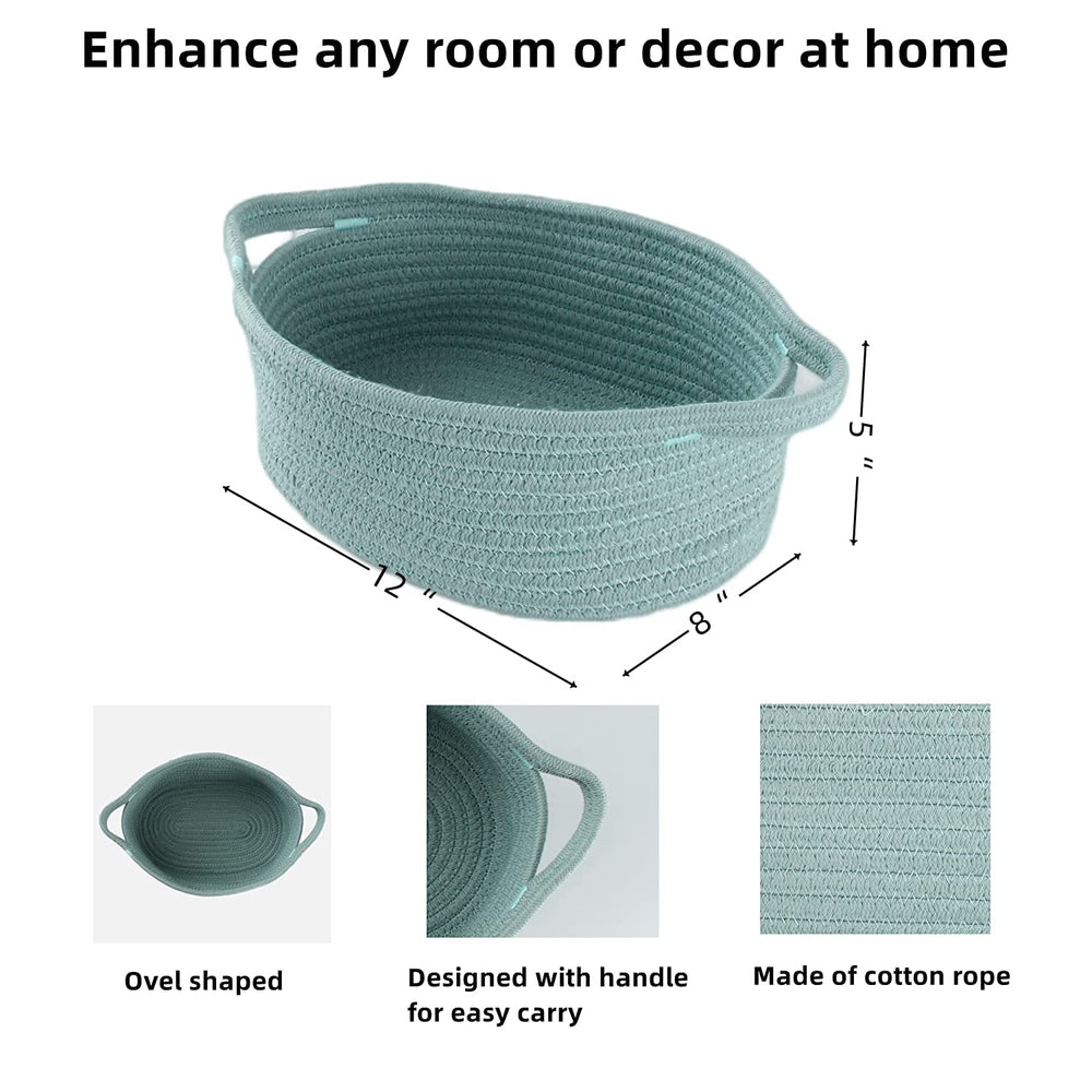 XUANGUO basket with handle ideal for nursery organization.