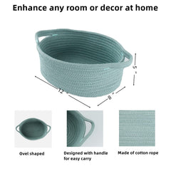 XUANGUO basket with handle ideal for nursery organization.