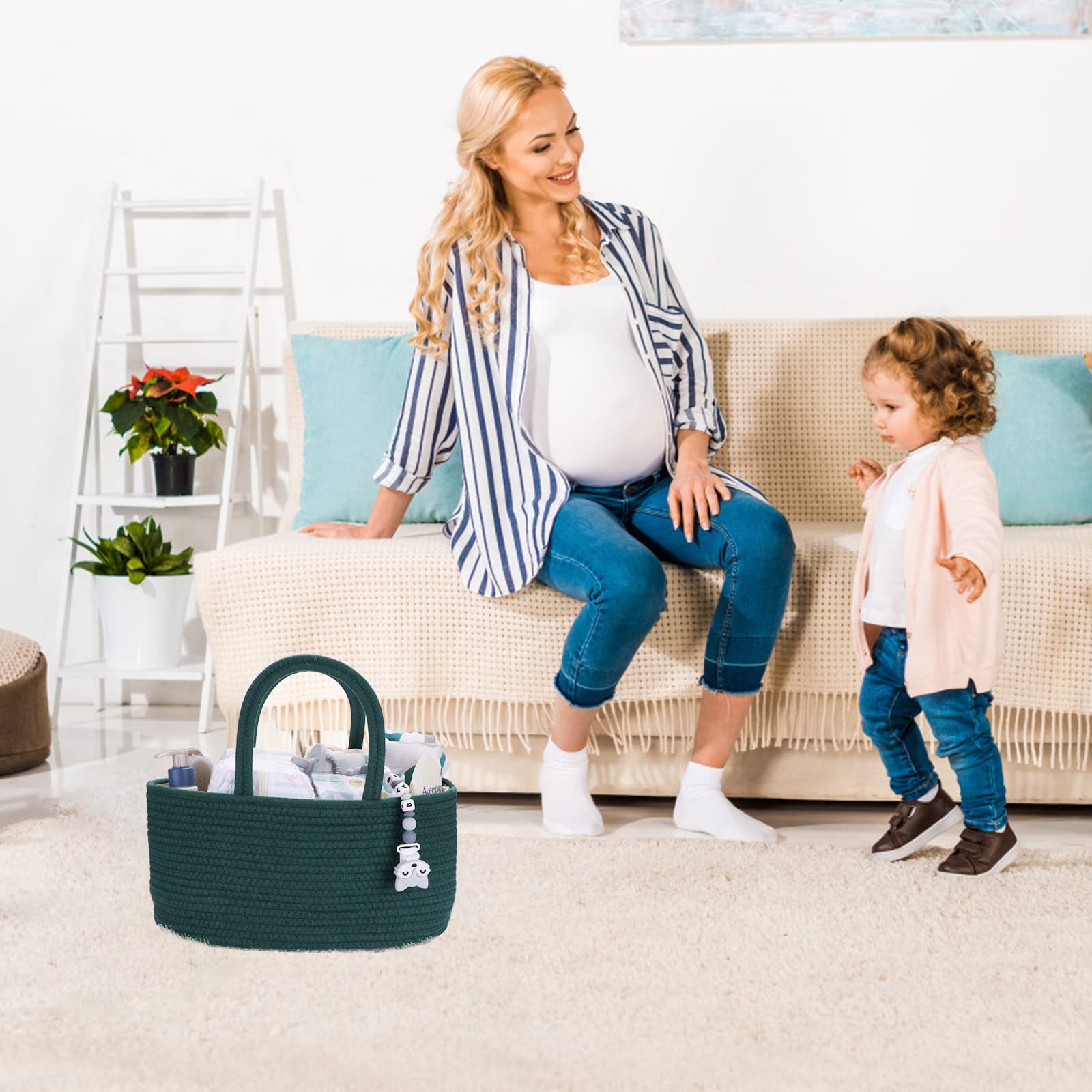 XUANGUO car-caddy-diaper-storage supports tidy trips in car and on the go.