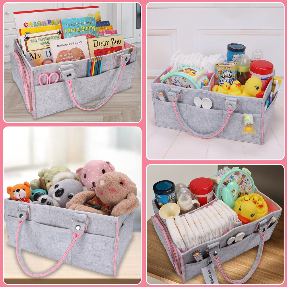 XUANGUO changing-table organizer in use to keep essentials handy