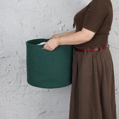 XUANGUO rope basket in nursery keeps toys organized
