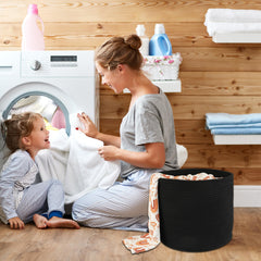 XUANGUO round rope basket doubles as toy storage and decor.