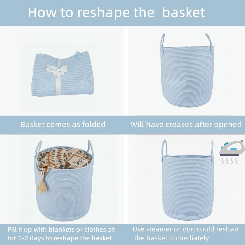Folded flat for storage when not full, then quickly reshaped