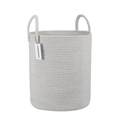 XUANGUO cotton rope laundry basket 15D x 18H ideal for organized laundry and general storage
