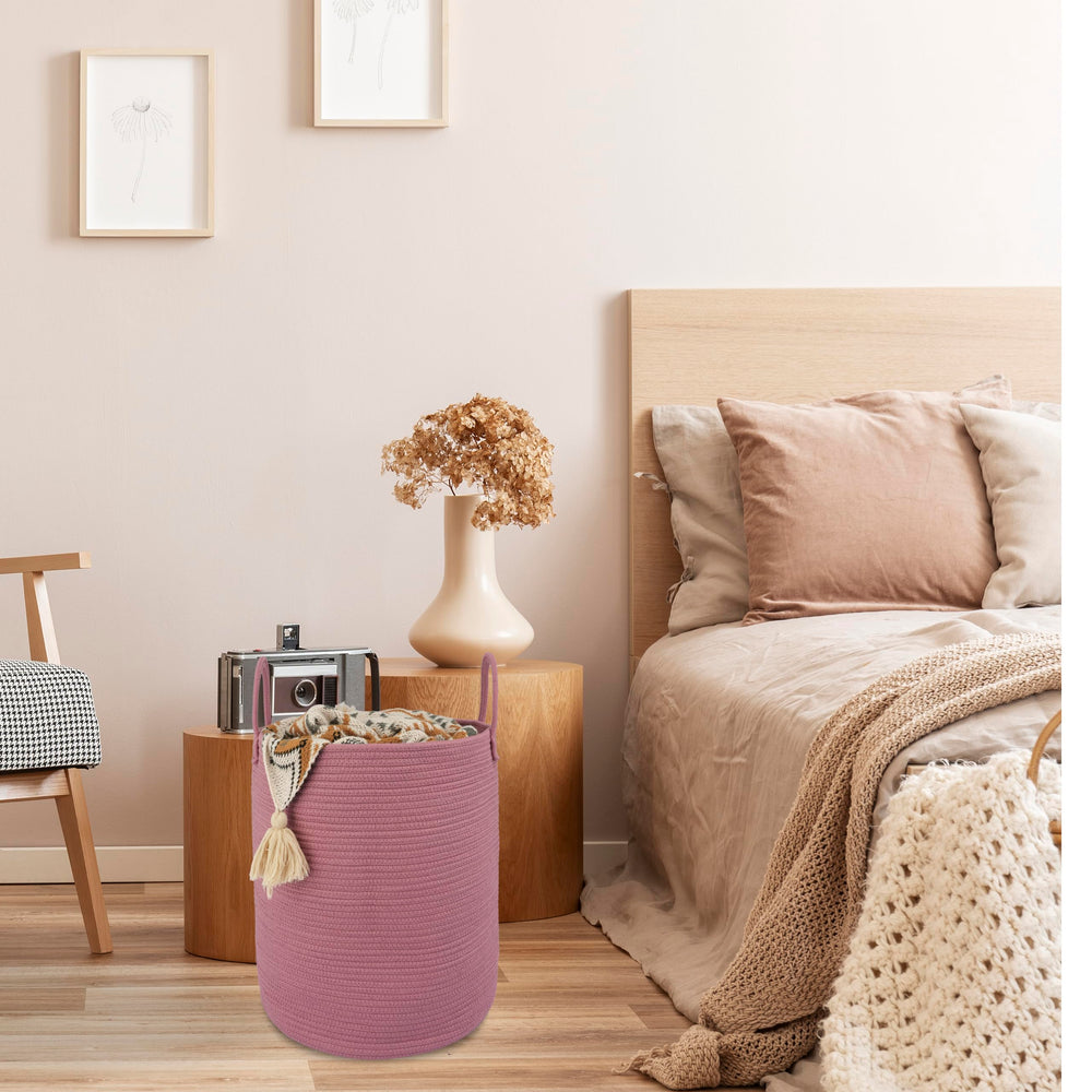 XUANGUO versatile storage basket holds towels, pillows, or laundry.