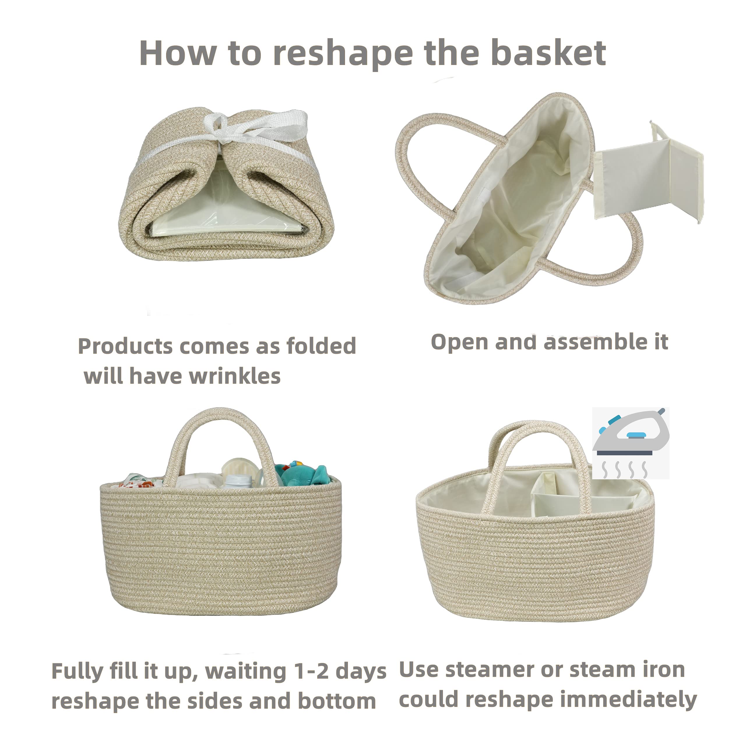 XUANGUO diaper caddy gift idea offers a practical newborn shower option.