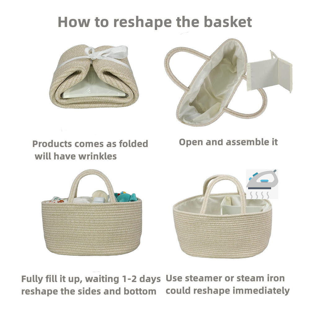 XUANGUO diaper caddy gift idea offers a practical newborn shower option.