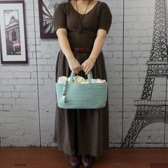 XUANGUO diaper caddy showing removable dividers for flexible storage