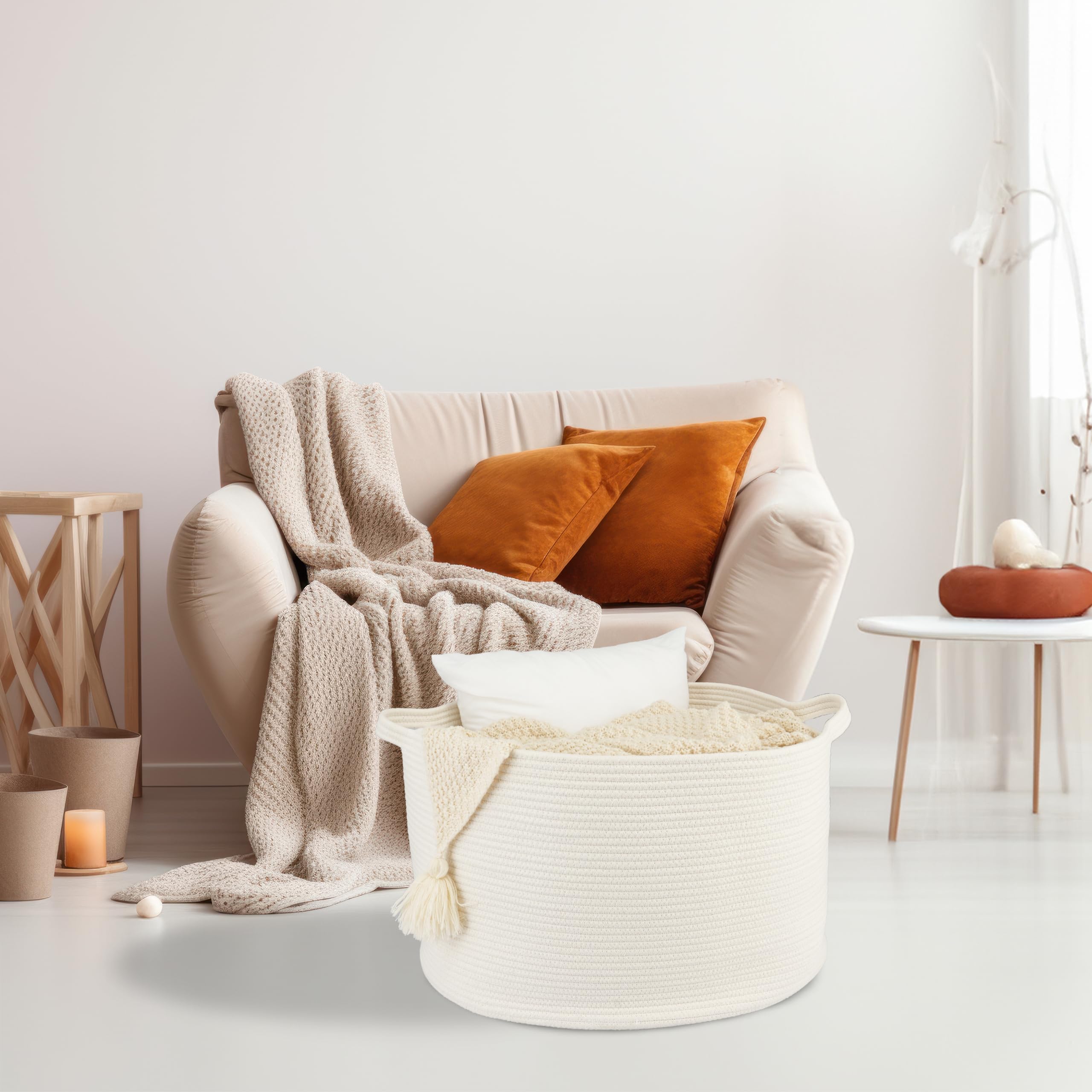 XUANGUO dog toy basket for safe pet-friendly storage