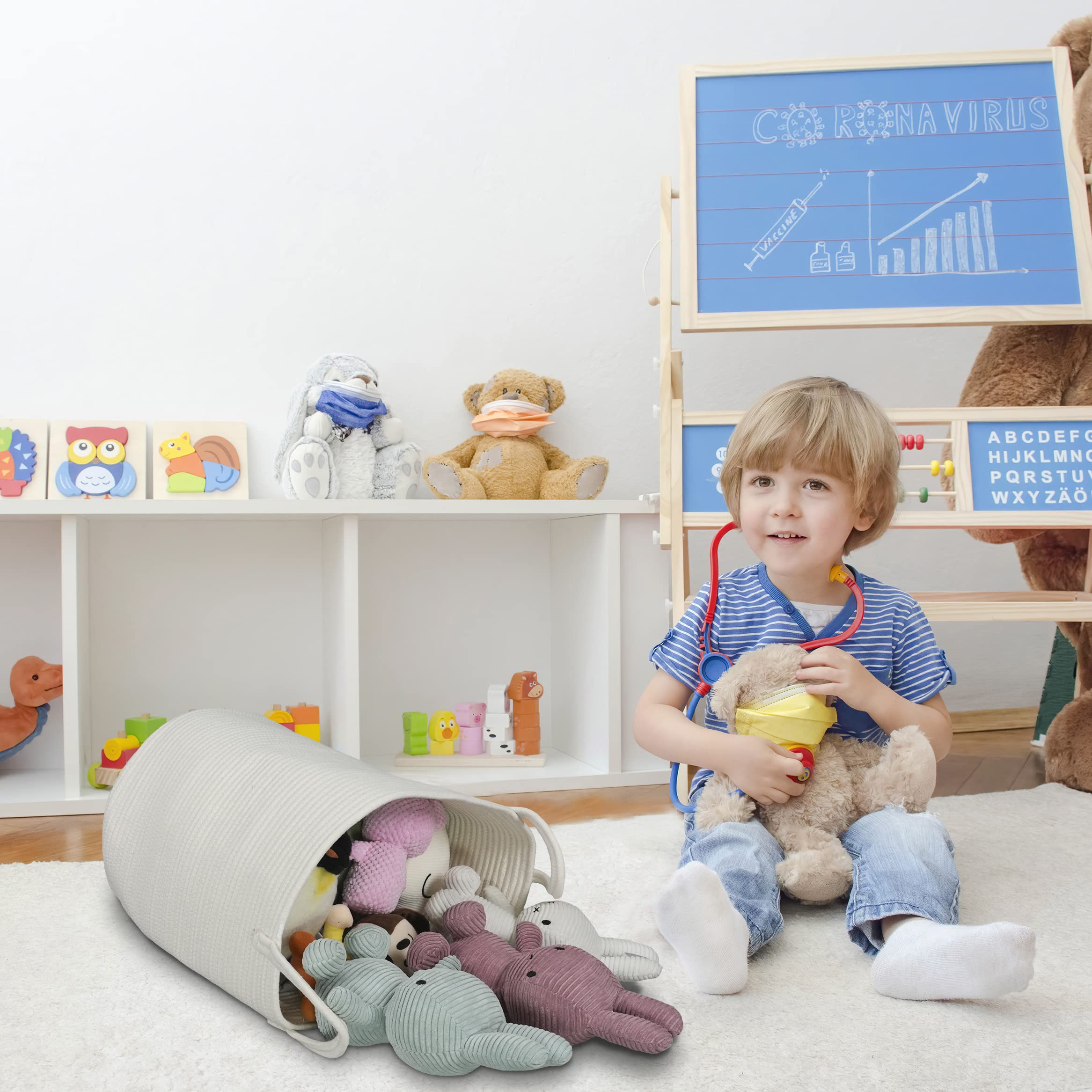 XUANGUO foldable basket storage for compact spaces when not in use