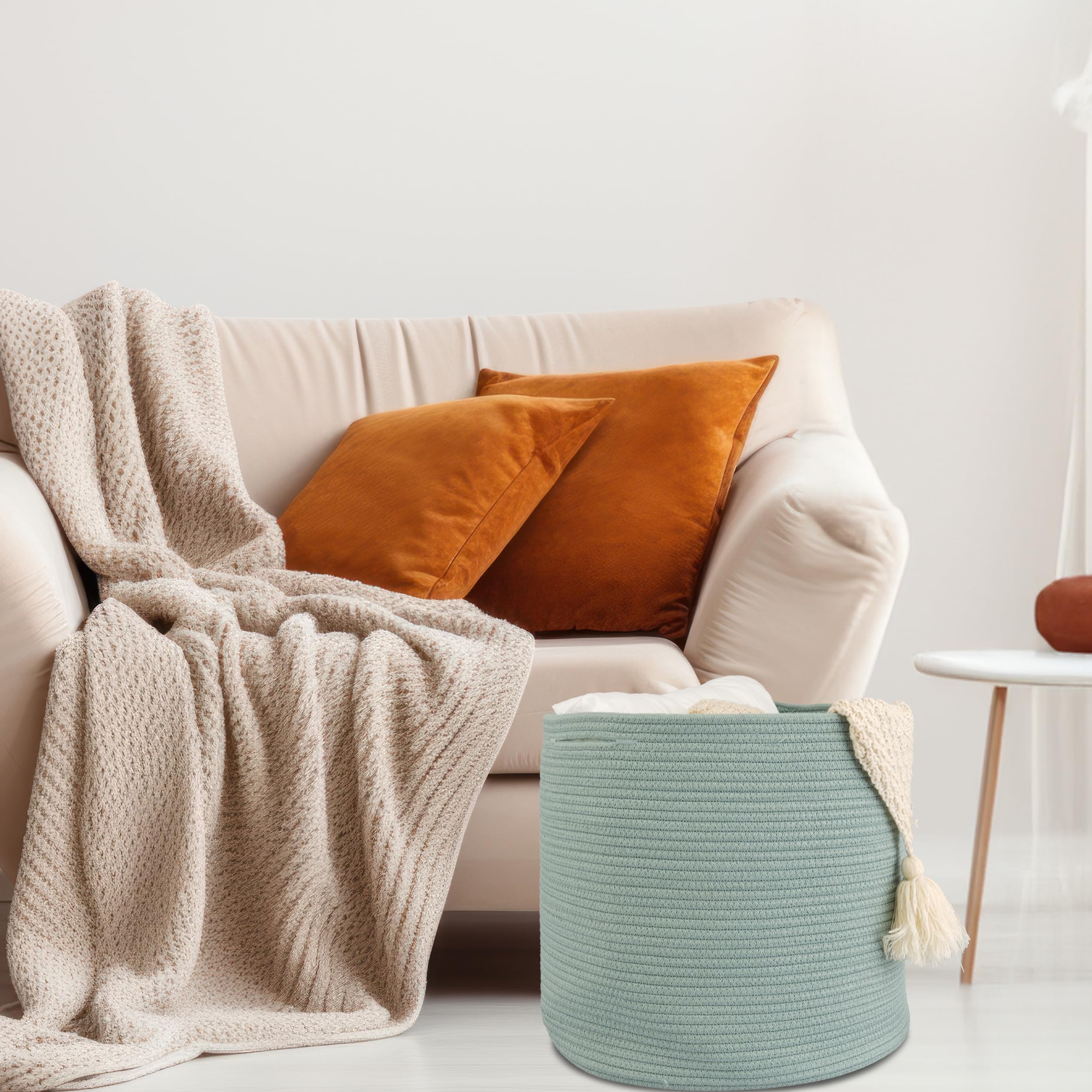 XUANGUO foldable rope basket for versatile storage
