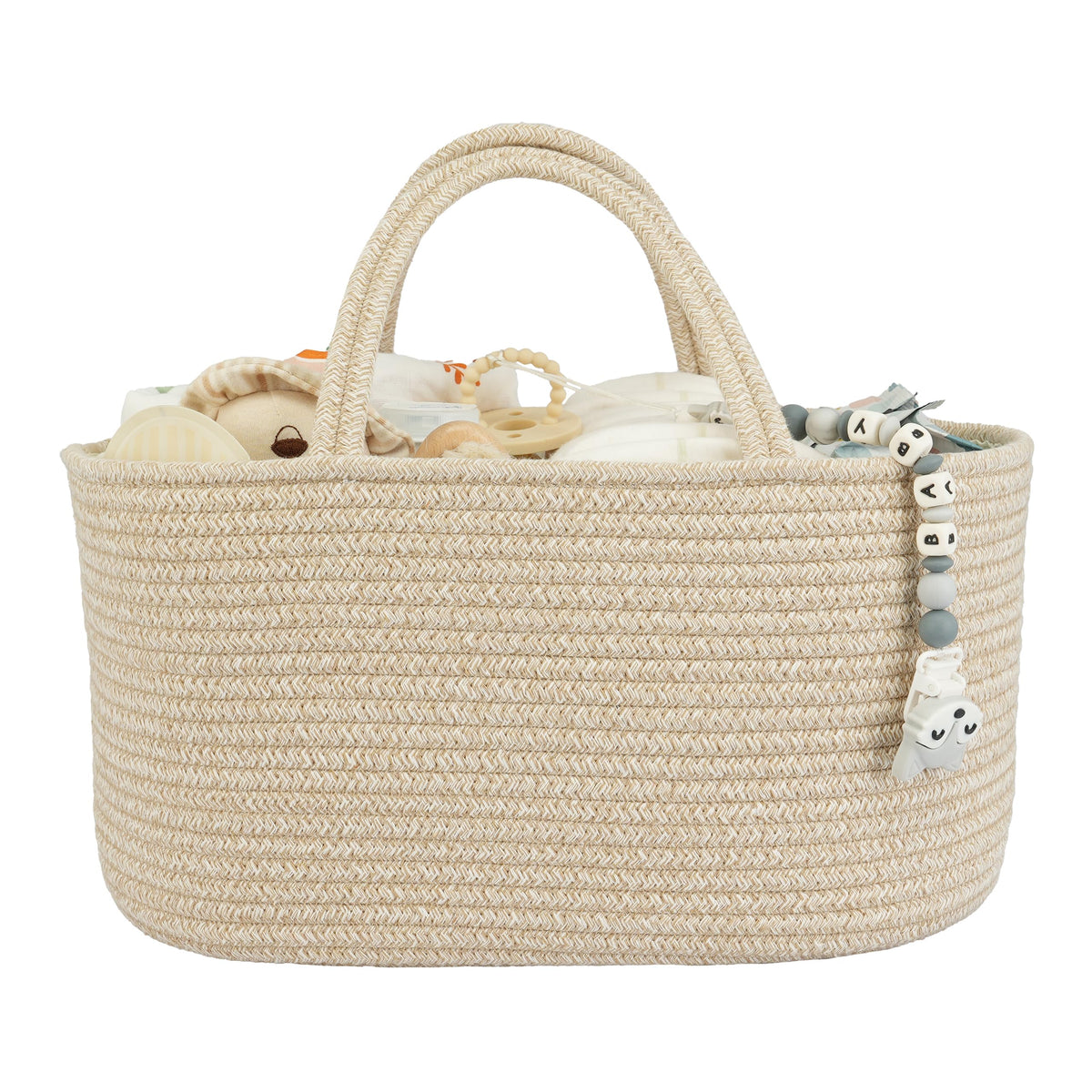 XUANGUO large diaper caddy organization keeps baby essentials neatly accessible.