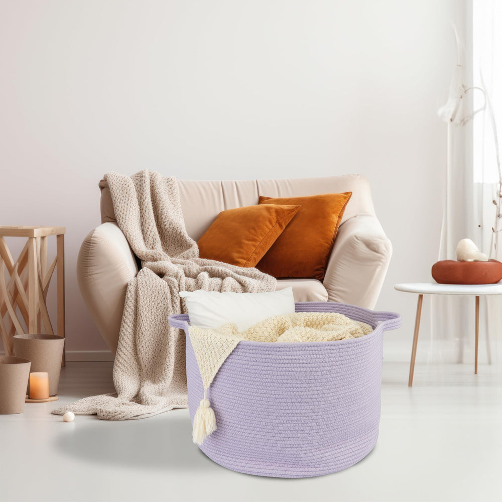 XUANGUO laundry basket round design keeps clothes neatly organized