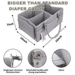 XUANGUO multipurpose baby organizer versatile for diapers, wipes, and small items