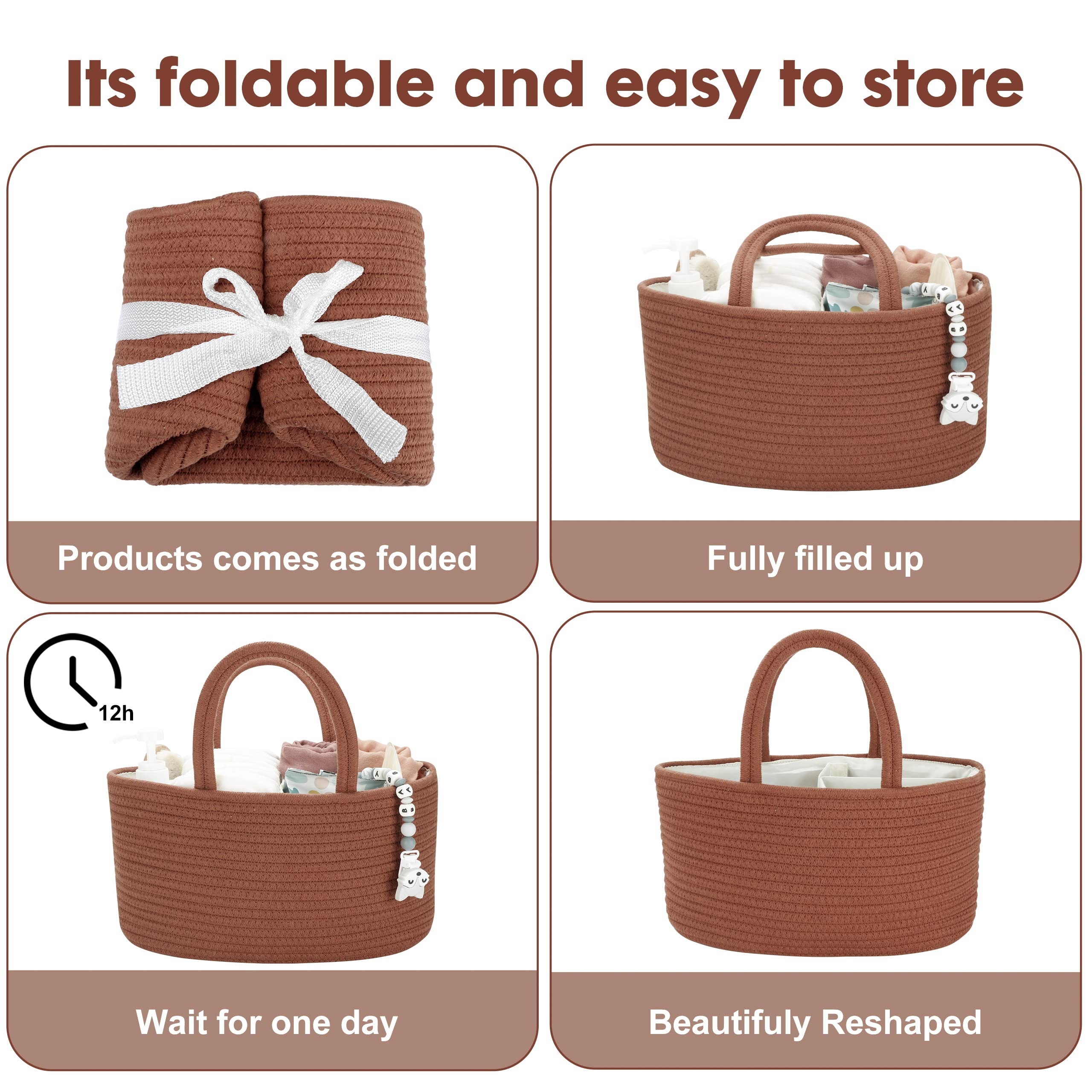 XUANGUO multipurpose nappy organizer suitable as breast pump station or car organizer.