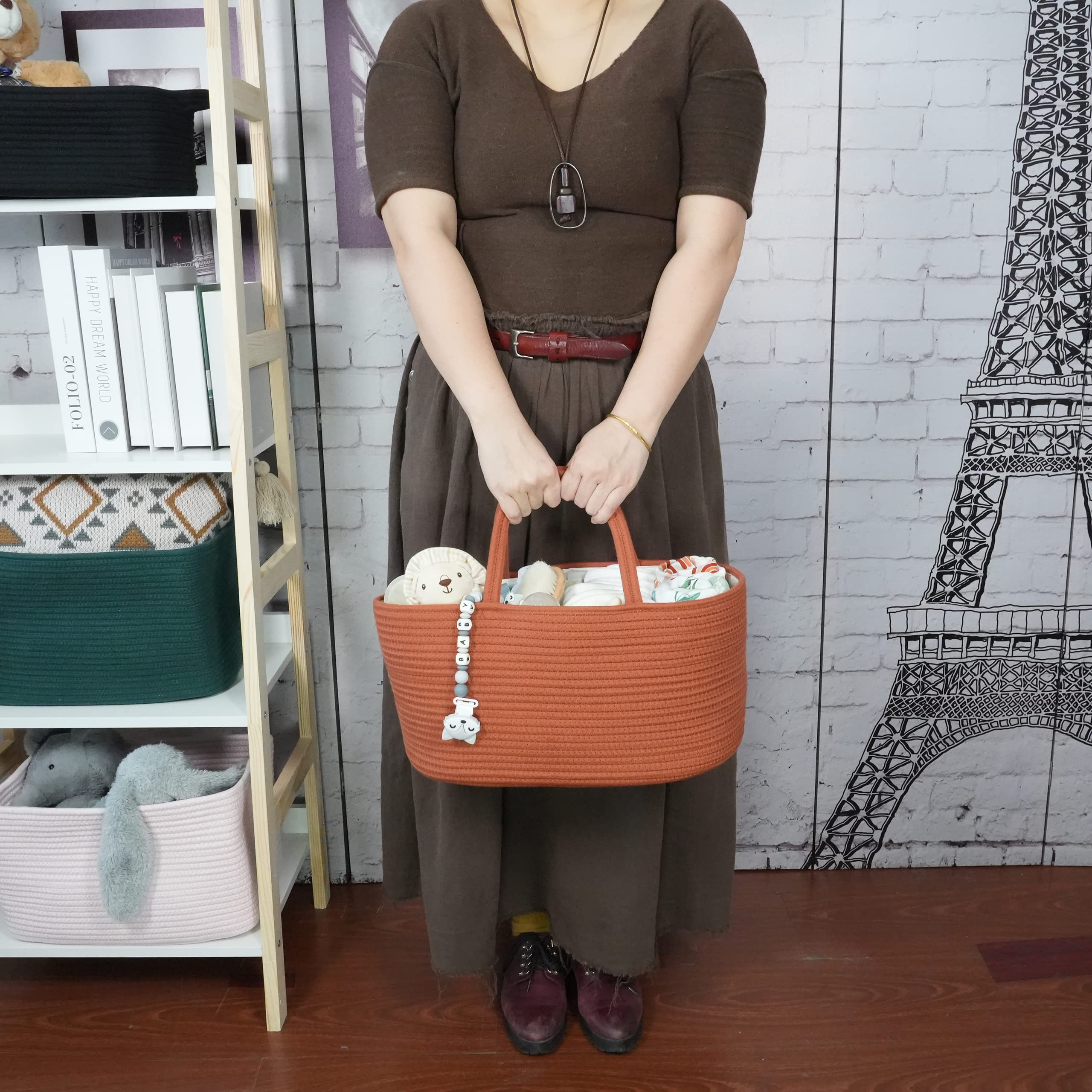 XUANGUO nursery storage with multi compartments for quick access