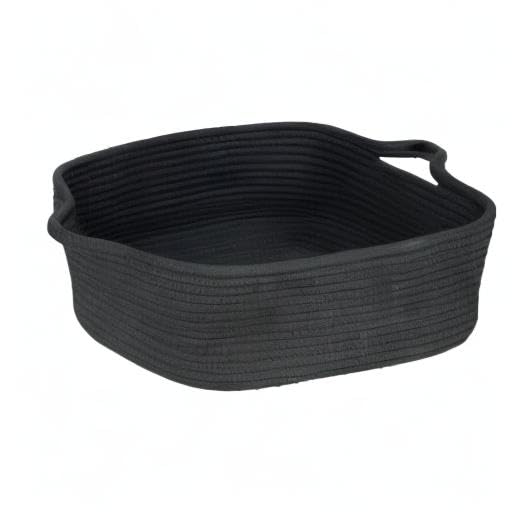 XUANGUO rope basket care note shows machine-wash guidance and easy maintenance.