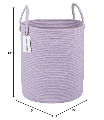 XUANGUO rope laundry basket care tips help reshape after storage.