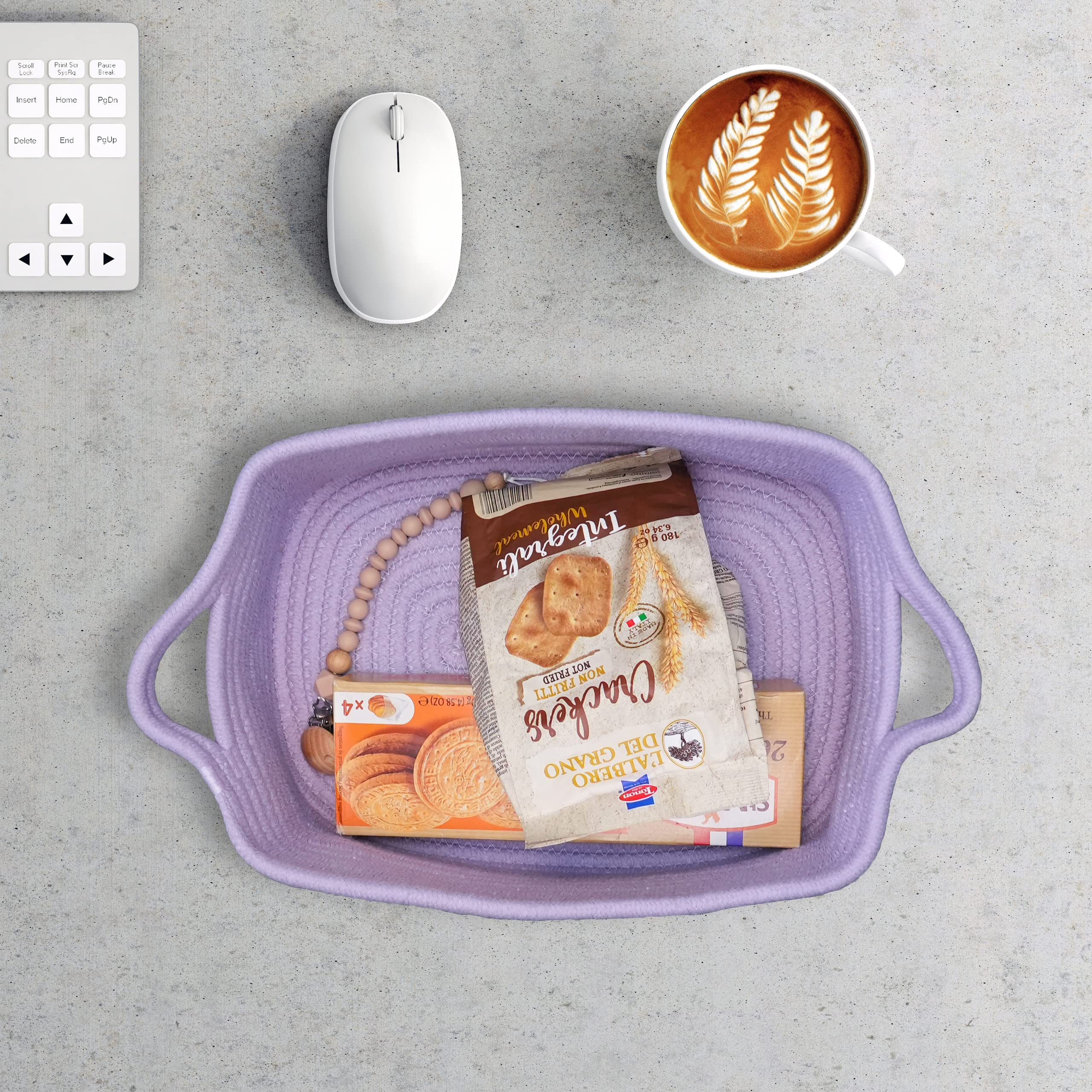 XUANGUO sturdy soft rope basket protects furniture surfaces