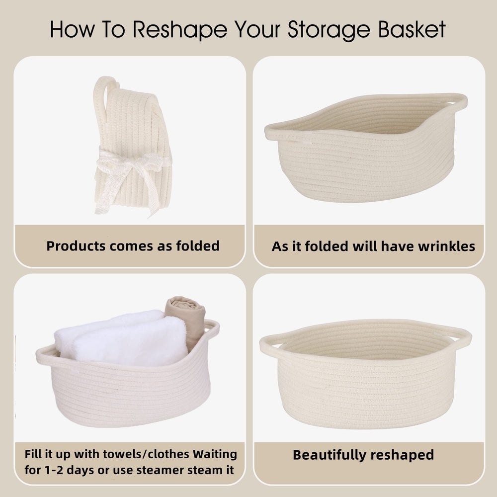XUANGUO basket care tips promote durability; safe for washing in laundry bag.