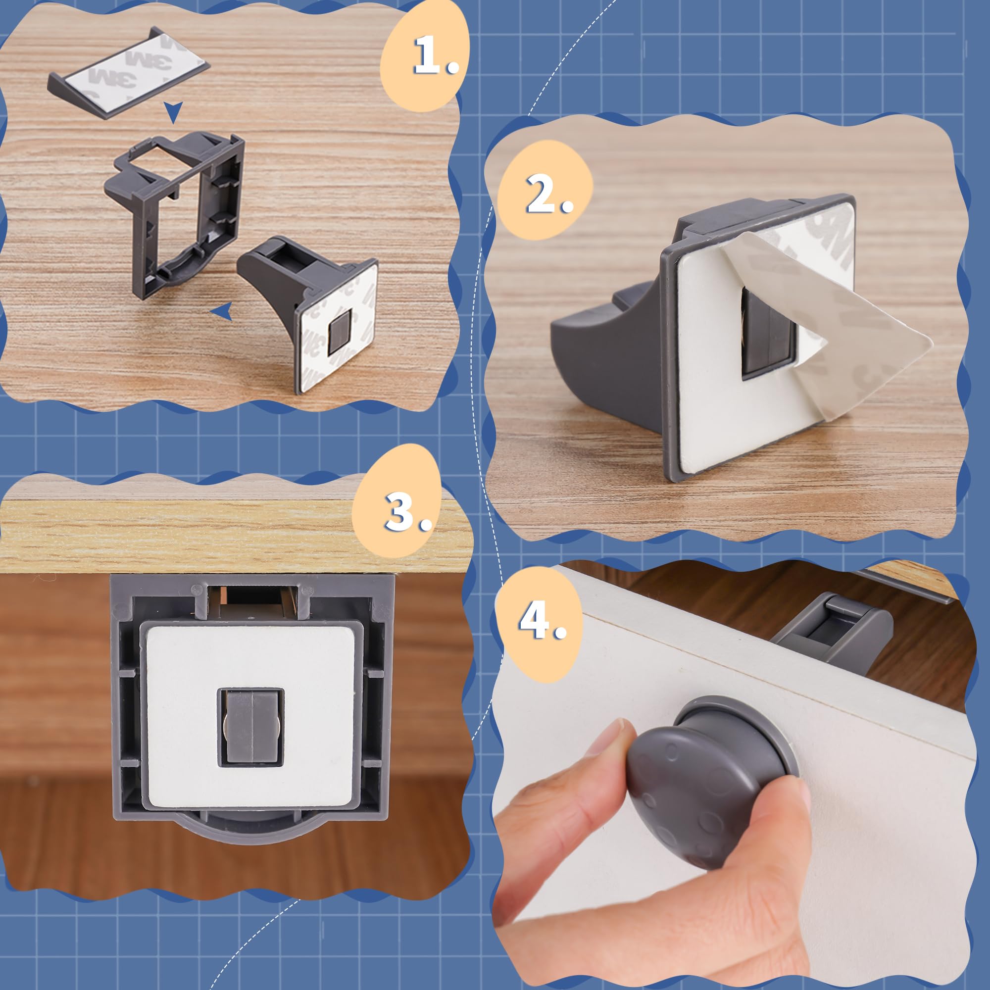 Xuanxi Star magnetic keys design: simple access with hidden locking system.