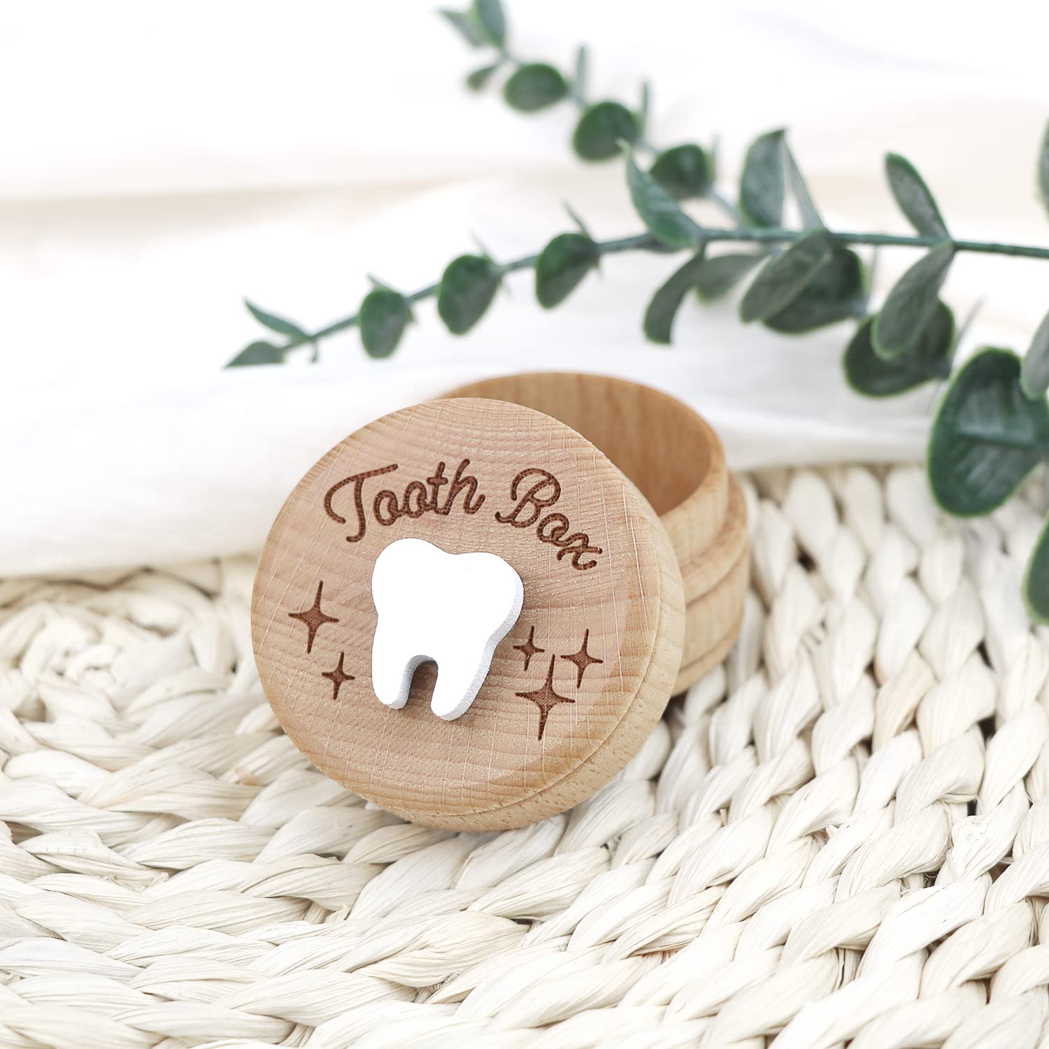 Xunboo Tooth Fairy Box close-up 3D tooth design appealing to kids