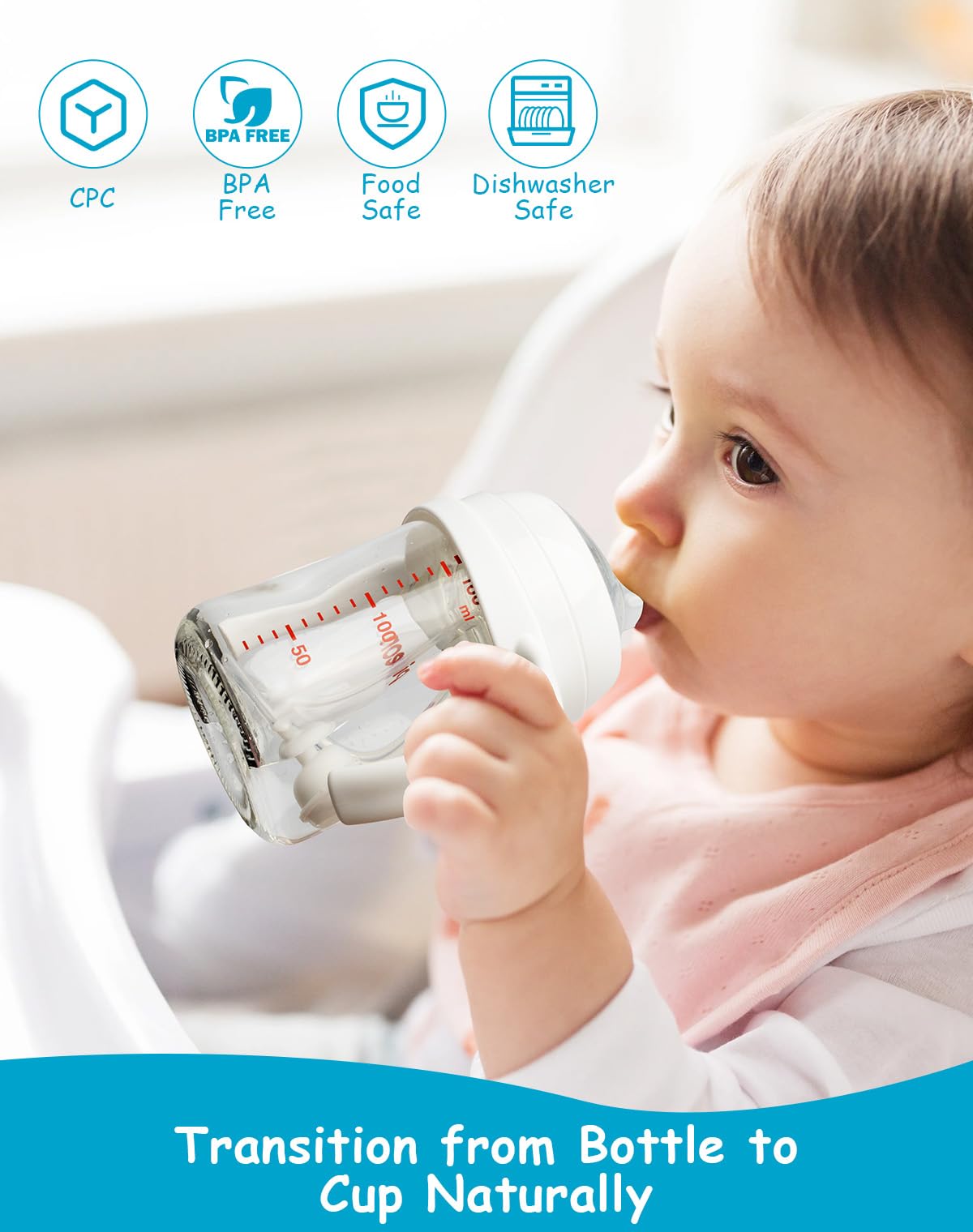 XUNICUTE adjustable flow spout enables customizable sip speed for toddlers