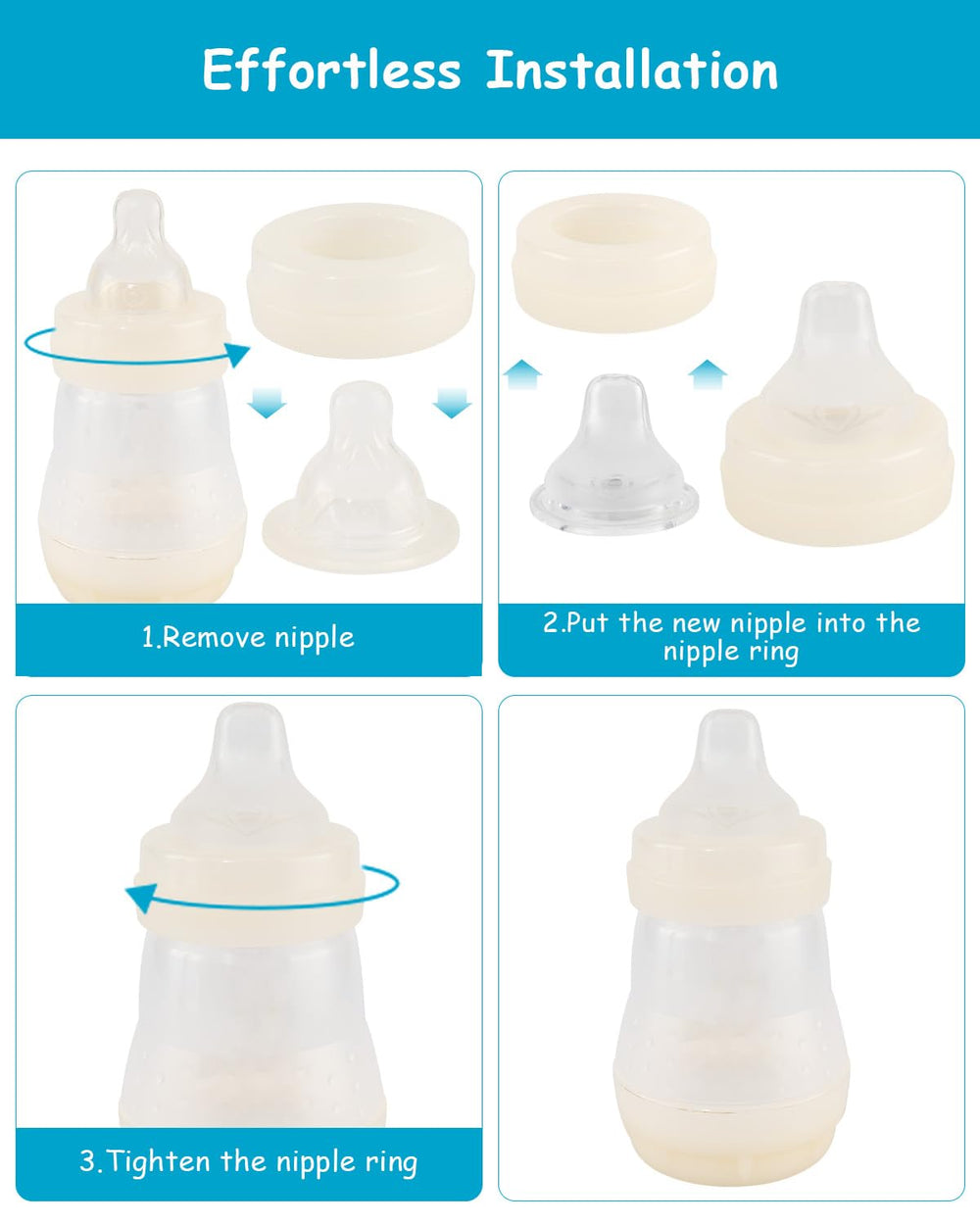 XUNICUTE after-sales product compatibility with Mam bottles