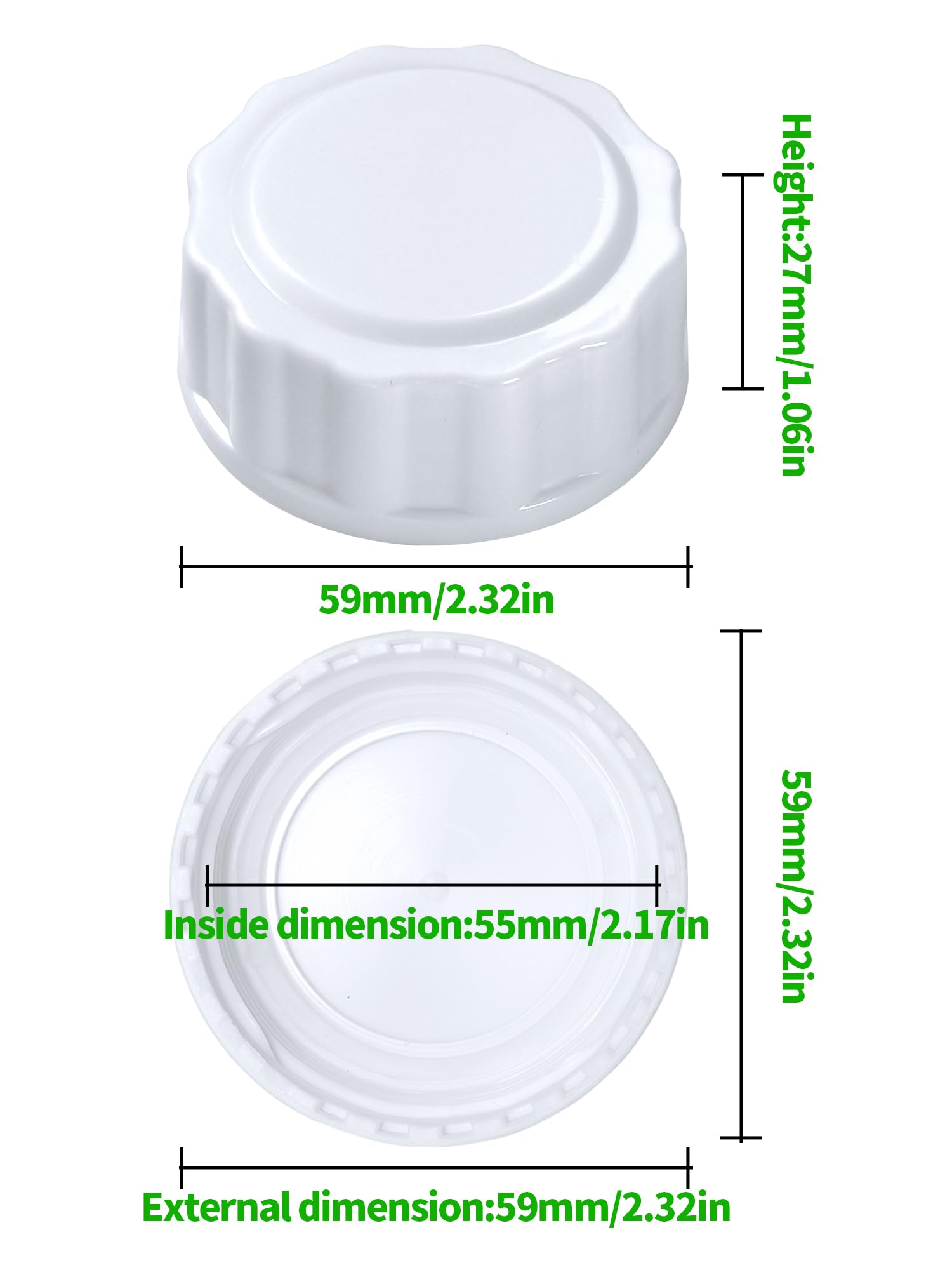 XUNICUTE Avent bottle cap top view showcases durable seal and fit.