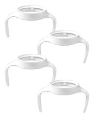 XUNICUTE baby bottle handles on a 5oz Mam bottle for easy grip and control