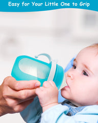 XUNICUTE bottle handles installation shown on Boon Nursh bottle.