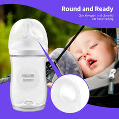 XUNICUTE bottle lid dishwasher safe closeup highlights easy cleaning after meals