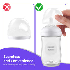 XUNICUTE bottle lid BPA free closeup emphasizes safe food grade PP material