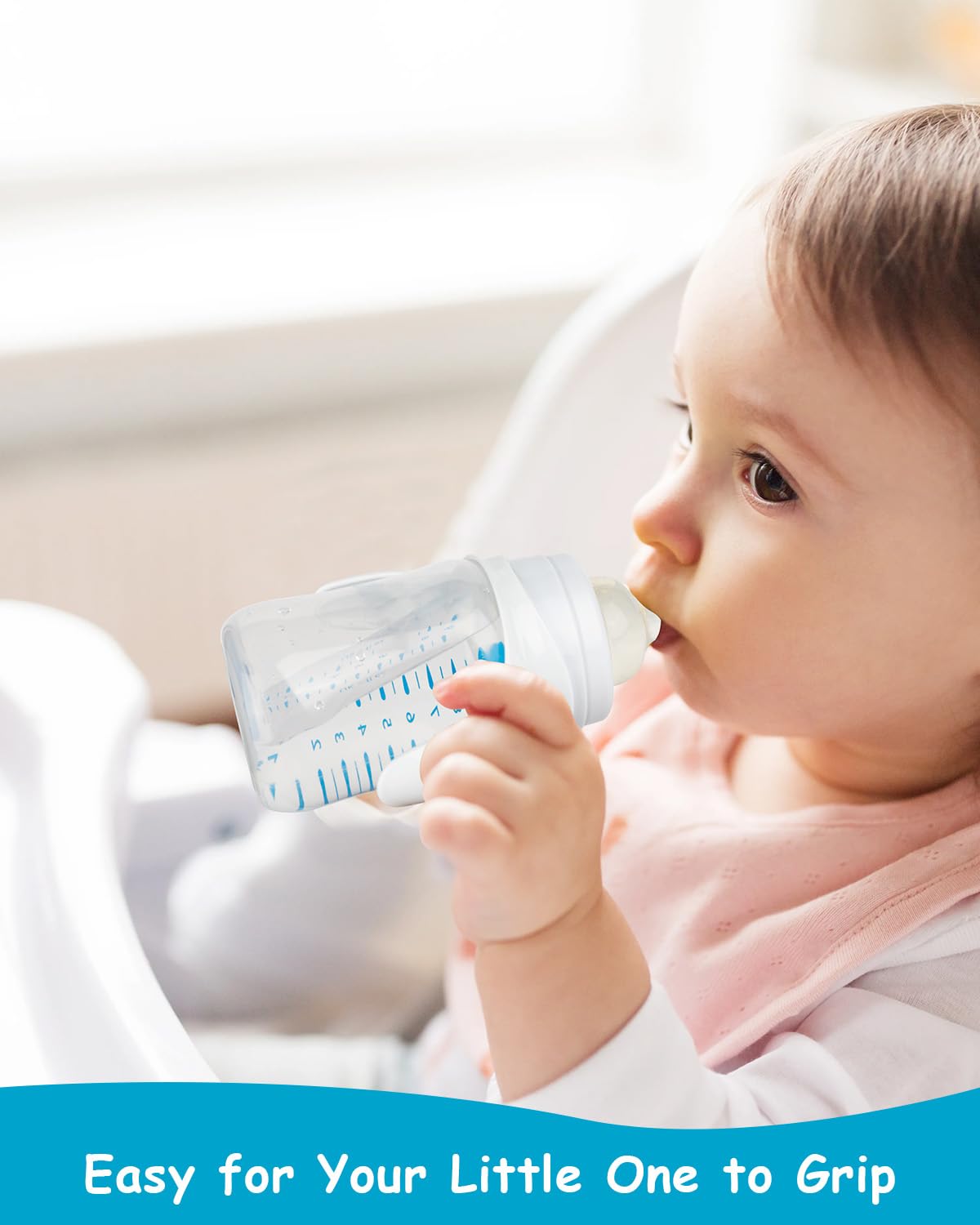 XUNICUTE helps baby feeding independence with easy-to-grip handles