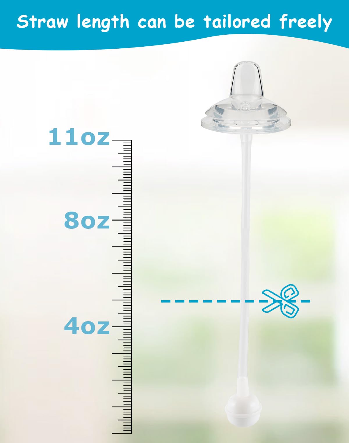 XUNICUTE baby on-the-go feeding with weighted straw and handle