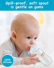 XUNICUTE dishwasher-safe silicone nipples simplify cleaning after meals