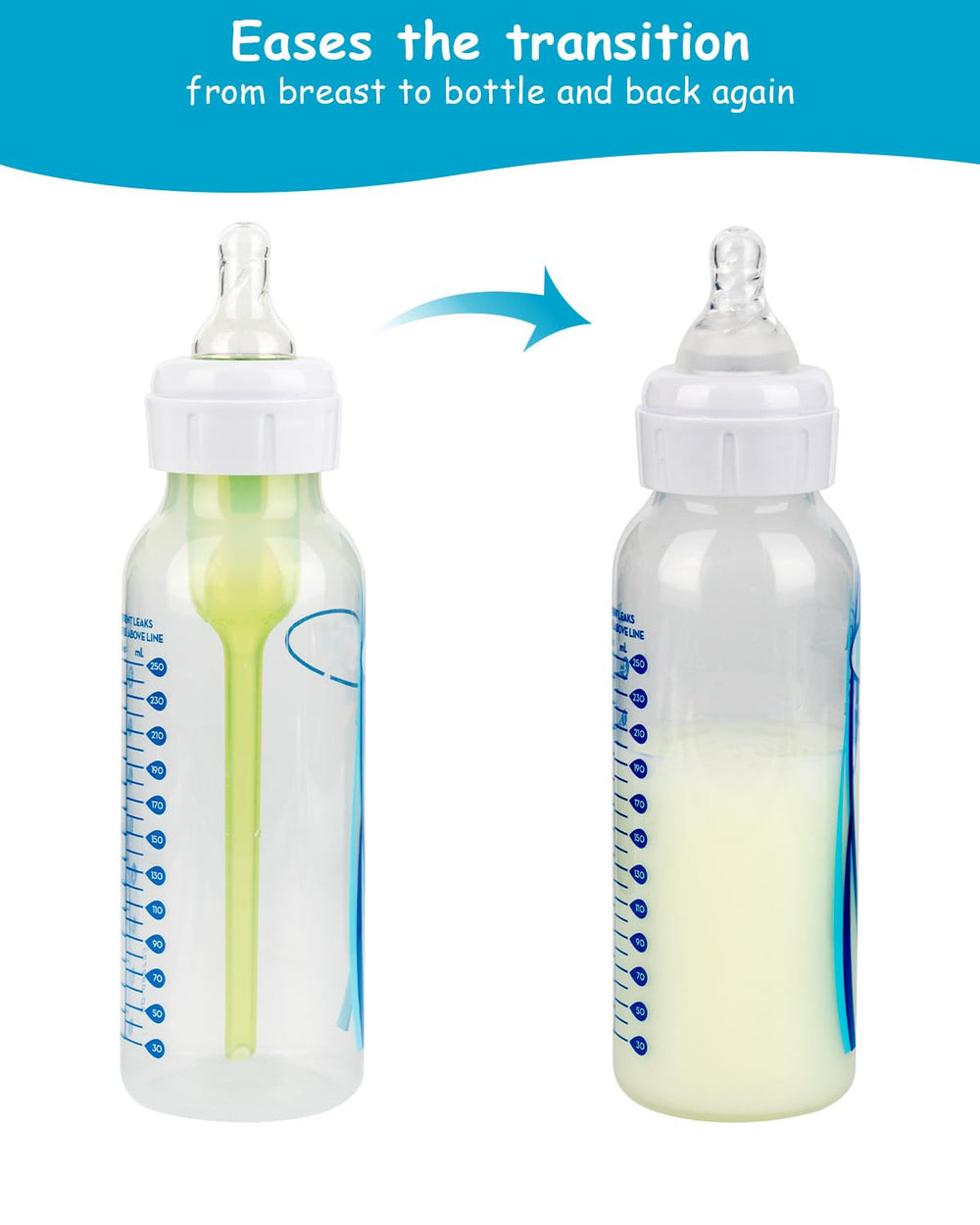 XUNICUTE BPA-free silicone nipple ensures safe materials for baby feeding