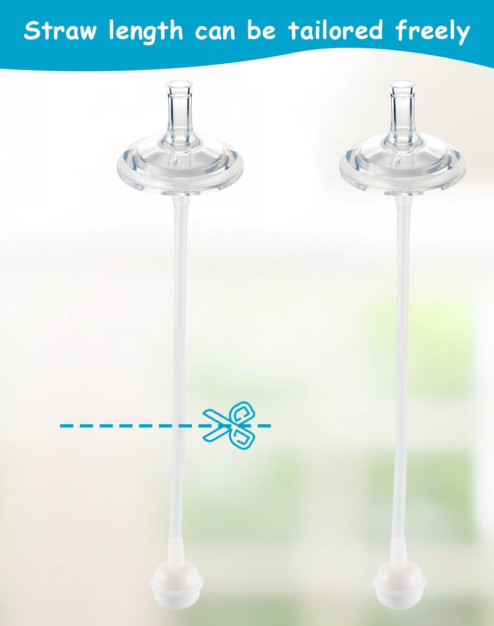 XUNICUTE cross-cut straw options tailor flow to baby preference.