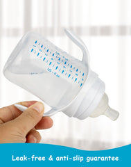 XUNICUTE easy-installation bottle handles slide on and secure with cap