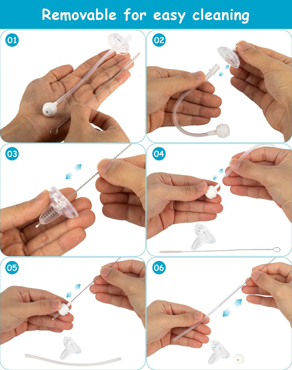 XUNICUTE Food-Grade Silicone ensures BPA-free, lead-free safety