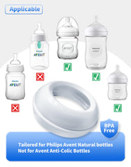 XUNICUTE Philips Avent Natural 9oz plastic bottle collar for secure sealing