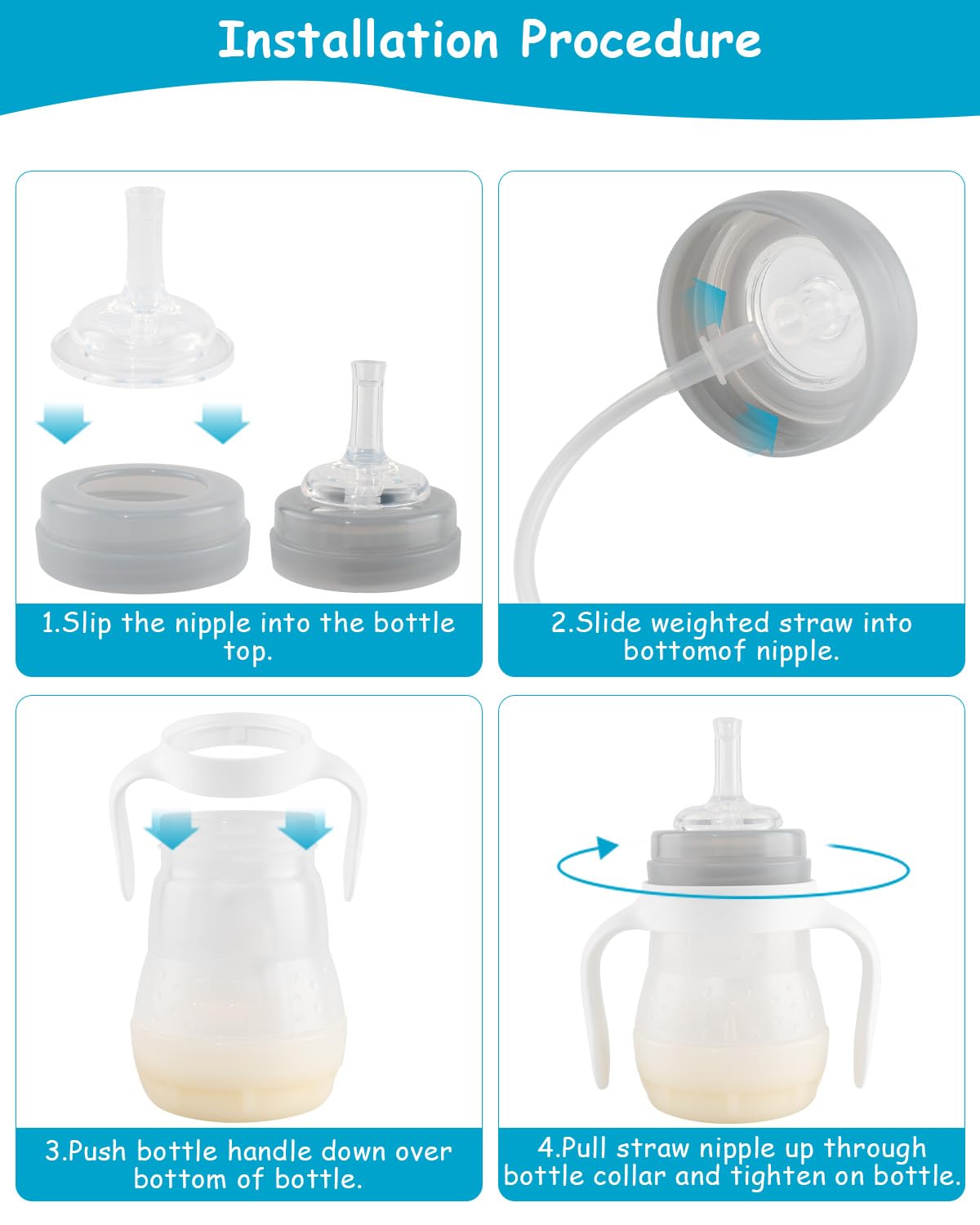 XUNICUTE silicone materials shown as BPA-, phthalate-, and lead-free.