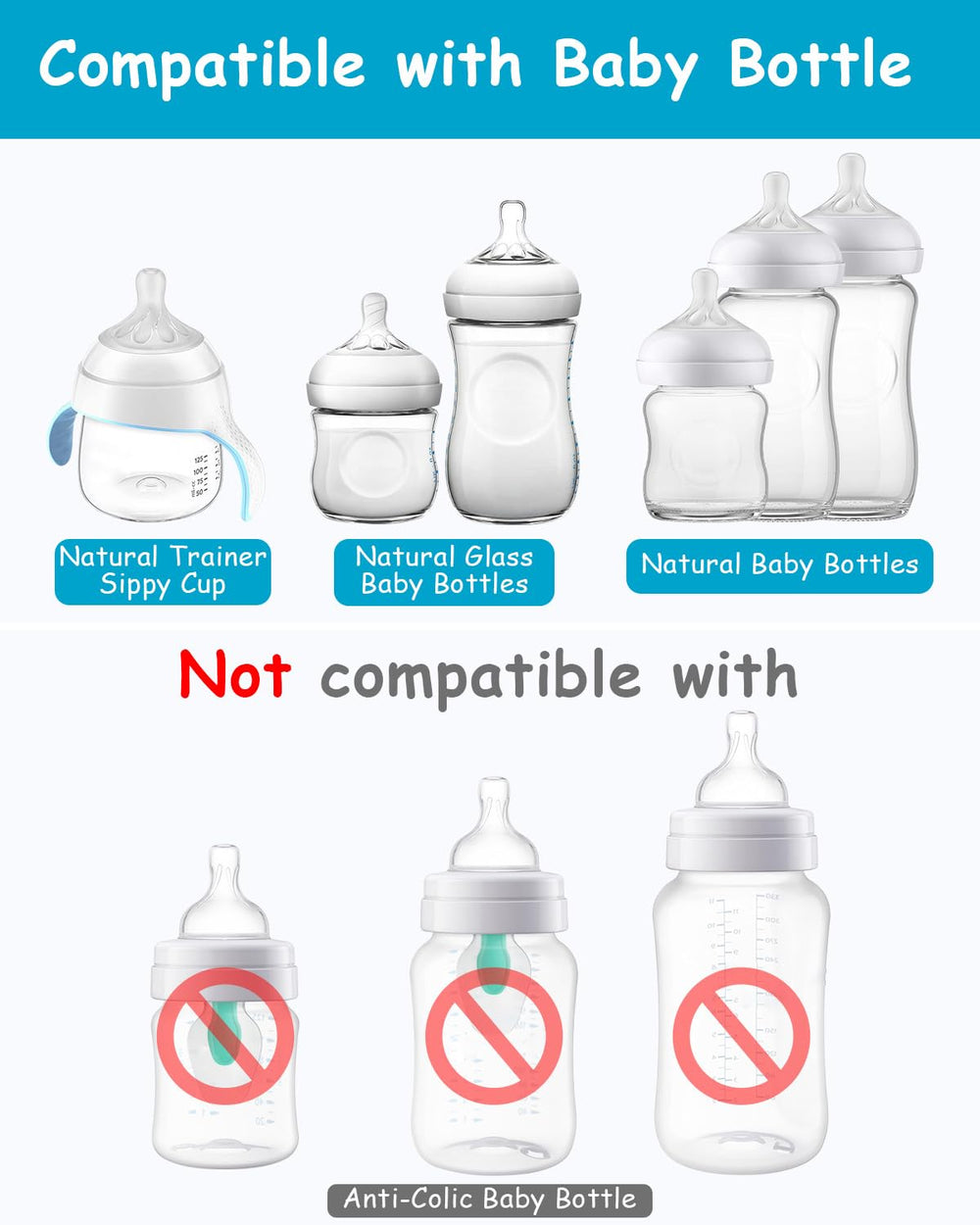 XUNICUTE Flow-5 nipple suitable for babies 6 months and older