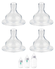 XUNICUTE silicone nipple Flow3 anti-colic reduces swallowed air during feeds.