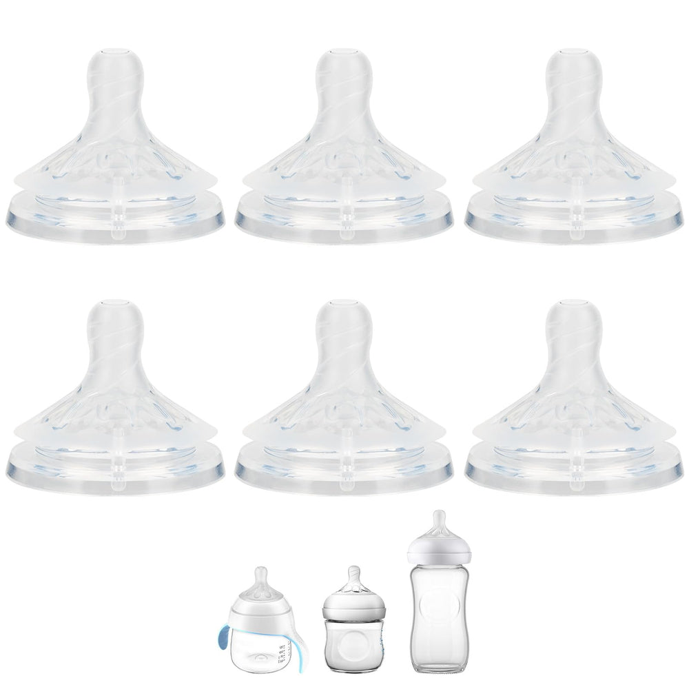 XUNICUTE silicone nipple Flow 3 bottle compatibility with Philips Avent Natural bottles for easy feeding transitions.