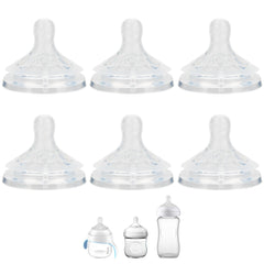 XUNICUTE silicone nipple Flow 3 bottle compatibility with Philips Avent Natural bottles for easy feeding transitions.