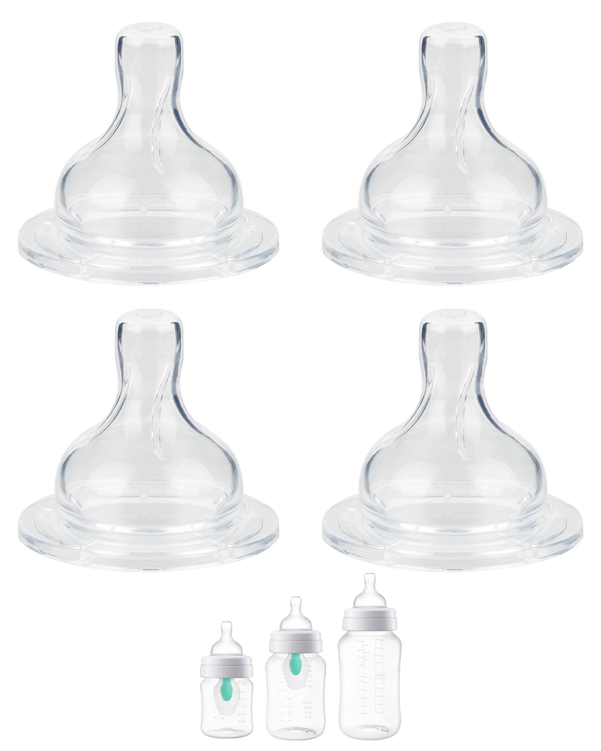 XUNICUTE Flow 4 nipple closeup highlights smooth silicone tip for comfortable feeding