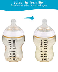 XUNICUTE silicone nipple L 6m-plus, designed for growing babies