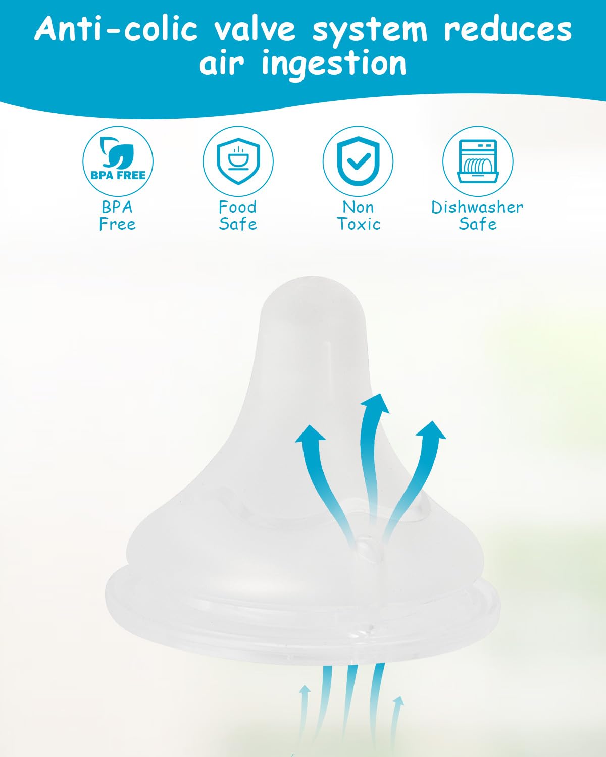 XUNICUTE M-flow nipple on Spectra bottle shows steady, vacuum-free flow