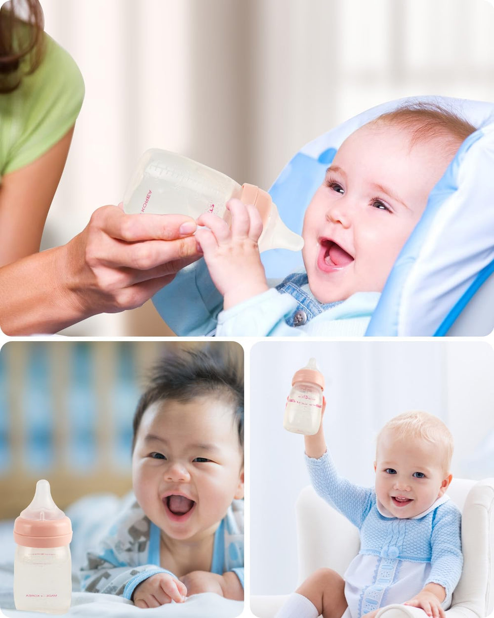 XUNICUTE soft silicone feel suggests comfortable latch and natural-feel feeding.